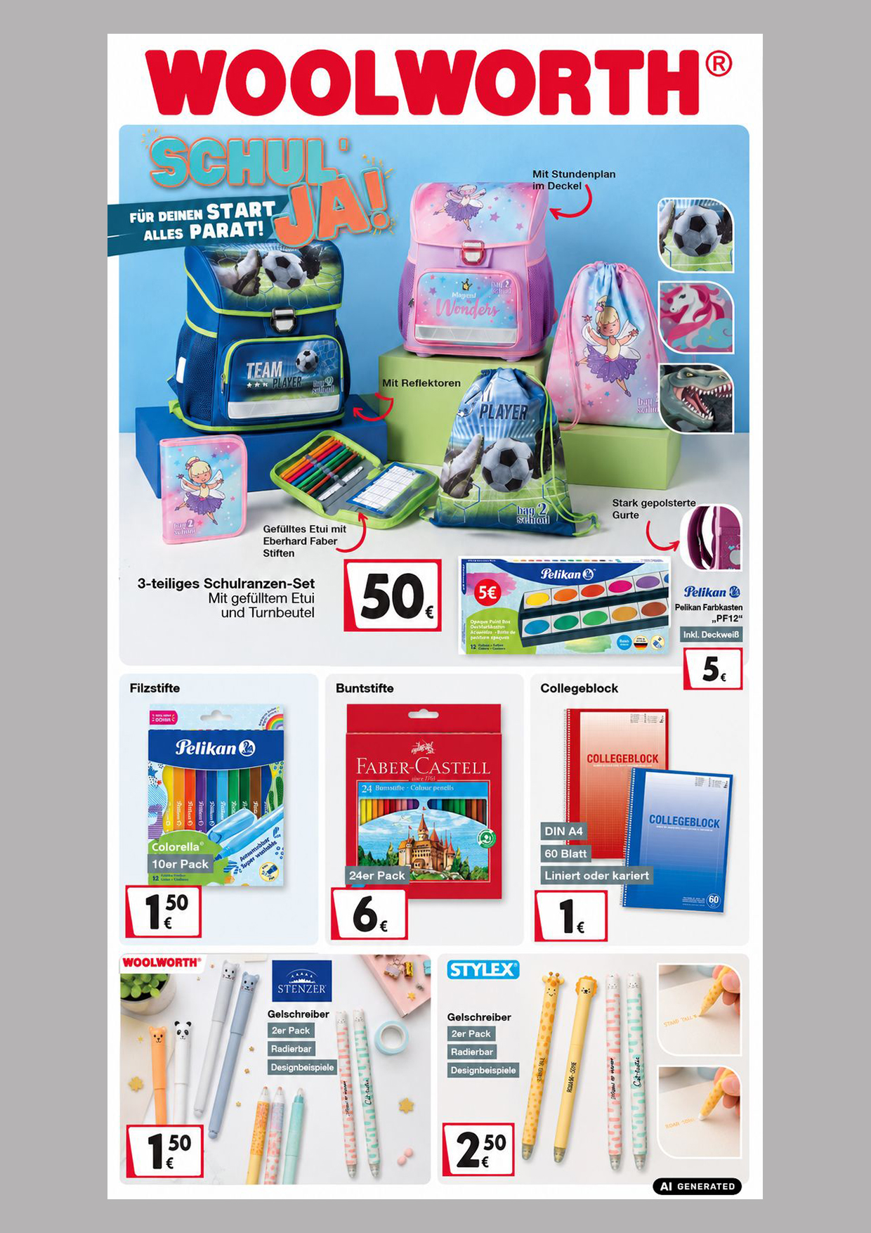 SCHUL-JA! – Alles für deinen Schulstart bei Woolworth